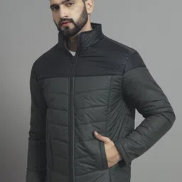 RENUOVO Men Colourblocked Puffer Jacket-picture-36