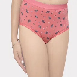 In Care Women Pack Of 3 Assorted Pure Cotton Printed Hipster Briefs ISOE-008_M-picture-26