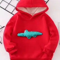 Bold N Elegant Unisex Kids Printed Hooded Sweatshirt-image-78