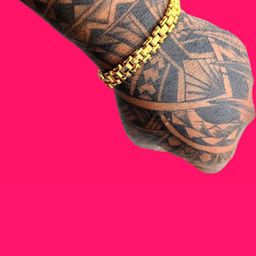 Dynamic Retail Global Stainless steel Men Gold-Plated Link Bracelet-16