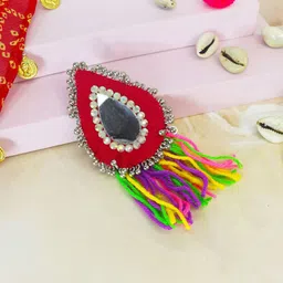 Soho Boho Studio Women Boho Eye Mirror Hair Clip-picture-1