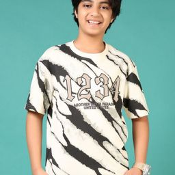 V-Mart Boys Typography Printed Pockets T-shirt-17
