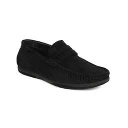 BRATVA Men Suede Penny Loafers-image-56