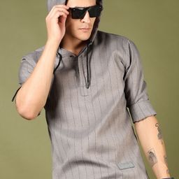 V-Mart Men Opaque Striped Casual Shirt-picture-3