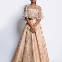 Payal Singhal Embroidered Thread Work Ready to Wear Lehenga &-picture-33