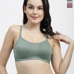 SHYAM SONS FLAIR brezza Pack Of 2 Full Coverage Workout Bra-picture-33