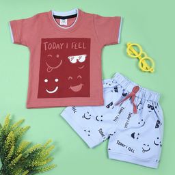V-Mart Boys Printed T-shirt with Shorts-image-60
