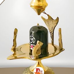 DARIDRA BHANJAN Black Shiv Parivar With Kartik & Ganesh Religious Idol Showpiece-image-102