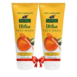 pure roots Set Of 2 Ubtan Face Wash With Turmeric-100ml Each-4