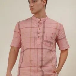 Cot'N Soft Men Dobby Handloom Kurta-image-48