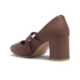 SHUZ TOUCH Suede Block Buckles image 4