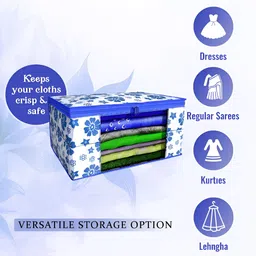 Aura Blue Set of 4 Regular Multi-Utility Organisers image 5