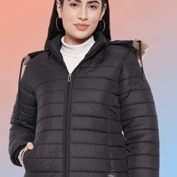 VERO AMORE Hooded Lightweight Puffer Jacket-picture-42