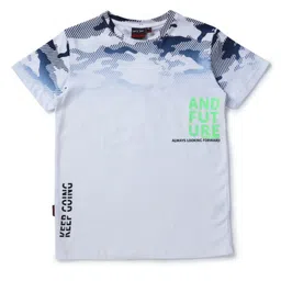 Gini and Jony Boys Camouflage Printed T-shirt-image-48