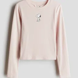 H&M Girls Print-Motif Jersey Top-2
