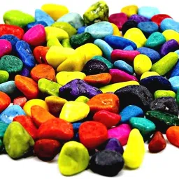 pripton Multi Color Decorative Small Stone Polished, Regular Asymmetrical Marble Pebbles image 2