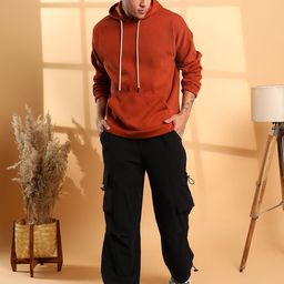 Campus Sutra Men Hooded Cotton Sweatshirt-image-47