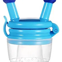 Silicone Food and Fruit Nibbler/Feeder with Extra Silicone Mesh ( Multicolour )- Silicon-image-27