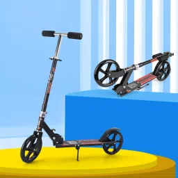 8" Wheel Kick Scooter for 6+ age. 4 Adjustable Height, 100 kgs Capacity Kids Scooter-image-22