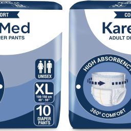 Comfort Pant Adult Diaper - XL (10 Pieces)- Waist (40-59 inch) - (Pack of 2) - XL-image-24