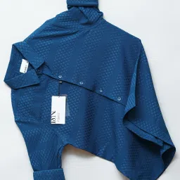 Men Slim Fit Solid Spread Collar Casual Shirt-image-45