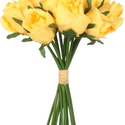 Yellow Rose Artificial Flower-image-66
