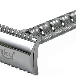 DOUBLE EDGE BRASS SAFETY RAZOR (T9001-OC) OPEN COMB, Men-5