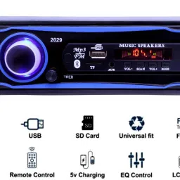 genipap Universal BLUETOOTH/USB/SD/AUX/FM/MP3 -G157 Car Stereo image 2