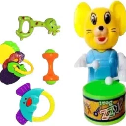 Key Drummer Toy with Drumming and Dancing Action for Rattle-image-1