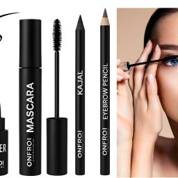 Complete Eye Combo – Intense Black Kajal, Eyeliner, Volumizing Mascara, Brow Pen-image-79