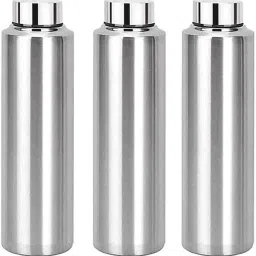 Stainless Steel Combo 3 Water Bottle for college/Fridge/Sports/Gym/Office 1000 ml Bottle-image-43