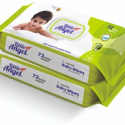 Super Soft Baby Wipes with Aloe Vera Extract, Lid pack-24