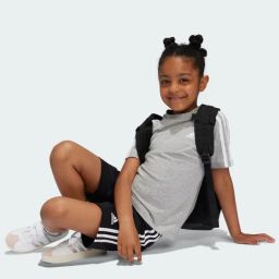 adidas Essentials 3-Stripes Tee and Shorts Set image 3