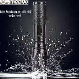 oximus echargeable LED Troch Zoomable 3 Modes COB 9 W 4 hrs Torch Emergency Light 4 hrs Torch Emergency Light image 2