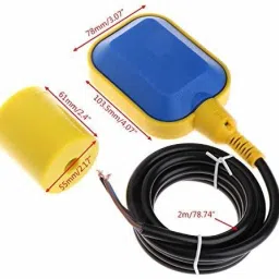 Enlinus Floaty Switch Automatic Water Level Controller 250 Volts Floaty Water Level Controller WLC Square Head Float Switch Wired Sensor Security System Wired Sensor Security System(Pack Of 2PCs) Wired Sensor Security System image 5