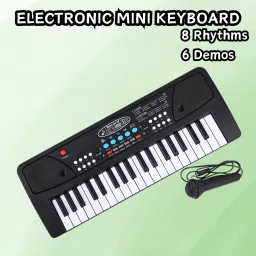 (Piano Keyboard) Toy with 37 Key, Recording and Mic, Adapter for DC Power A293 (Piano Keyboard) Toy with 37 Key, Recording and Mic, Adapter for DC Power A293 Analog Portable Keyboard-10