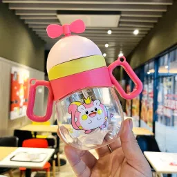 CUTE ANIMAL DESIGN BPA-free Leak-proof Kids Trending Summer For Kids SIPPER 360 ml Water Bottle-image-49