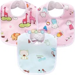 Waterproof Feeding Bibs with Snap Button-picture-25