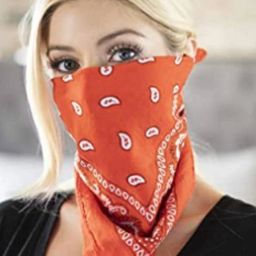 Bismaadh Unisex Bandana For All Ages ["Orange"] Handkerchief-image-12