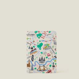 Accessorize Women's London Map Printed PU Passport Holder-31