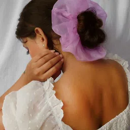Soho Boho Studio Women Purple Ponytail Holder-92