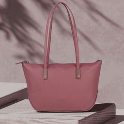 Caprese Pink Solid Shoulder Bag-15