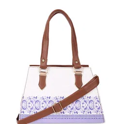 YOYOWING Floral Printed Structured Shoulder Bag image 5