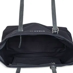 STRAP IT Black Structured Shoulder Bag image 4