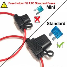 Car Fuse Holder Kit Automotive Fuse Block Kit Waterproof Inline Fuse Holders Kit Complete Car Fuse Holder Kit With 16 Gauge, 15 Amp Protection - RS6184Car Fuse Holder Kit Automotive Fuse Block Kit Waterproof Inline Fuse Holders Kit Complete Car Fuse Holder Kit With 16 Gauge, 15 Amp Protection - RS6184 image 3