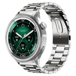 noise NoiseFit Halo 2 Smartwatch with Bluetooth Calling (36.32mm AMOLED Display, IP67 Water Resistant, Elite Silver Strap) image 3