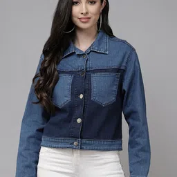 The Dry State Women Cotton Denim Jacket-picture-57