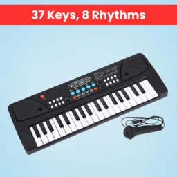 (Piano Keyboard) with Mic/37 Keys 8Rhythms, 8Tones, Portable Electronic ToyB437 (Piano Keyboard) with Mic/37 Keys 8Rhythms, 8Tones, Portable Electronic ToyB437 Analog Portable Keyboard-5