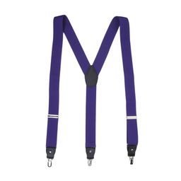 Alvaro Castagnino Men Purple Solid Suspenders-image-72