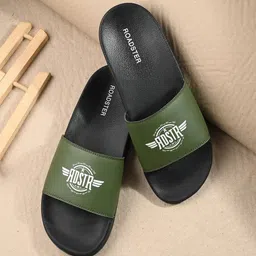 The Roadster Lifestyle Co. Men Printed Sliders-18